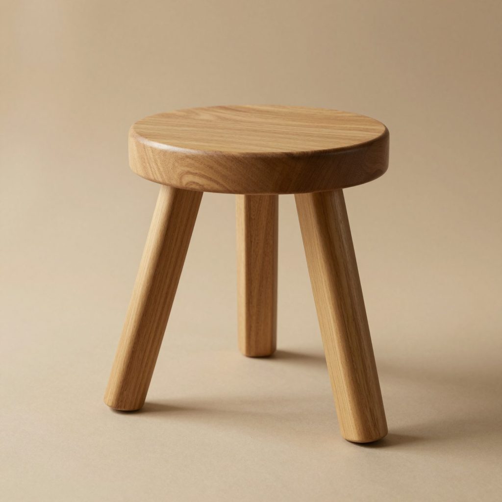 The Still stool in 3D.